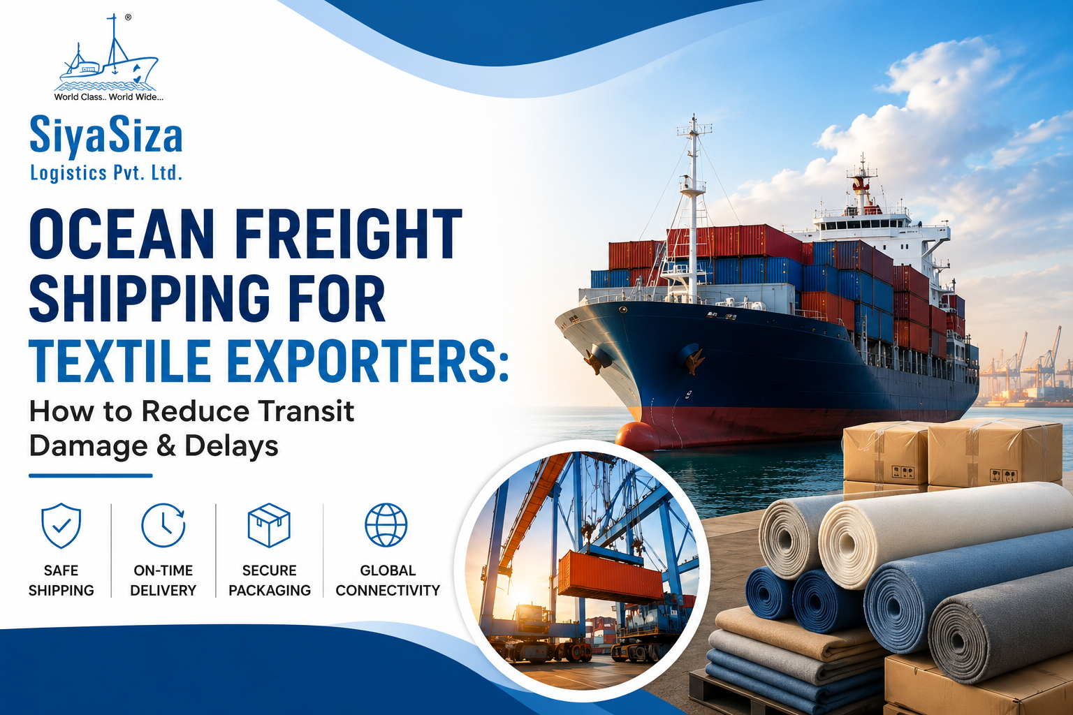 Ocean Freight Shipping for Textile Exporters: How to Reduce Transit Damage & Delays